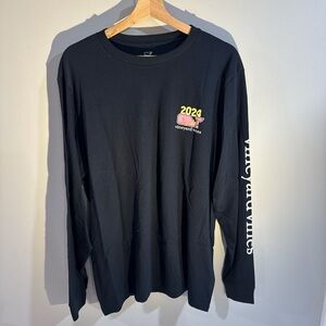 Vineyard Vines Black Long Sleeve Tee